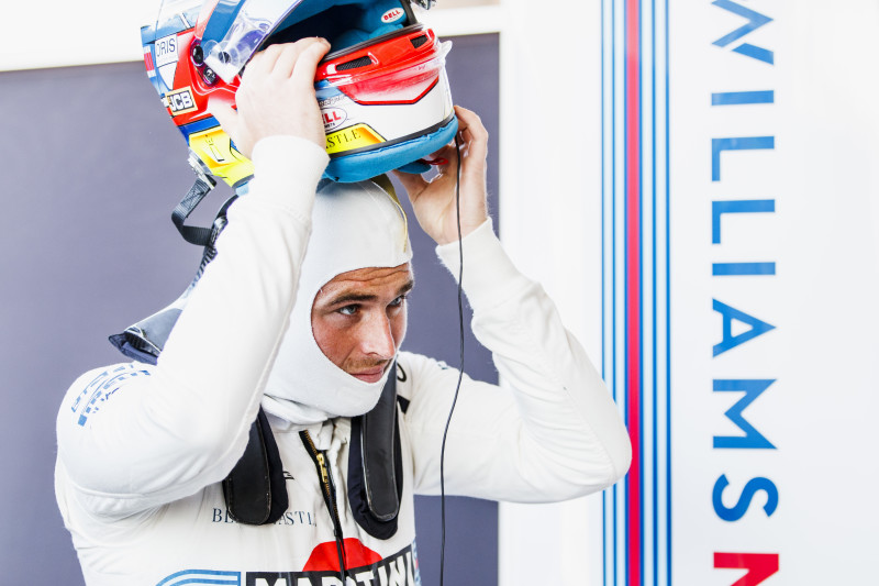 Other image for F1 hopeful Rowland impresses Williams boss during testing day at rain-soaked Budapest track 